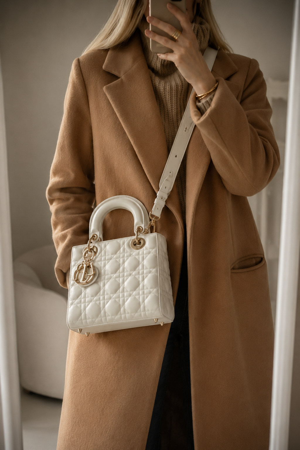 Christian Dior Lady Dior Premium Quilted Handbag