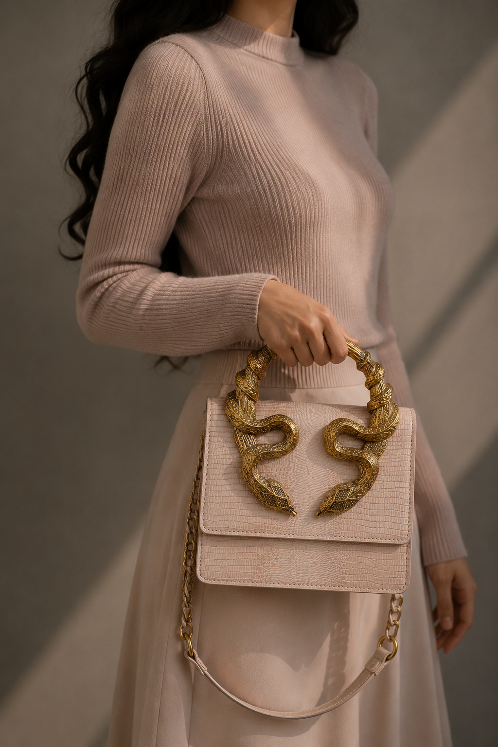 Roberto Cavalli Serpenti Top Handle Bag
