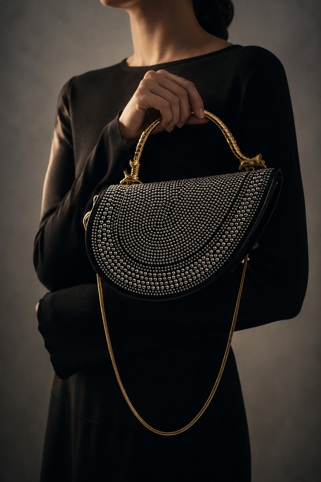 BVLGARI Serpenti Cuore 1968 Top Handle Bag