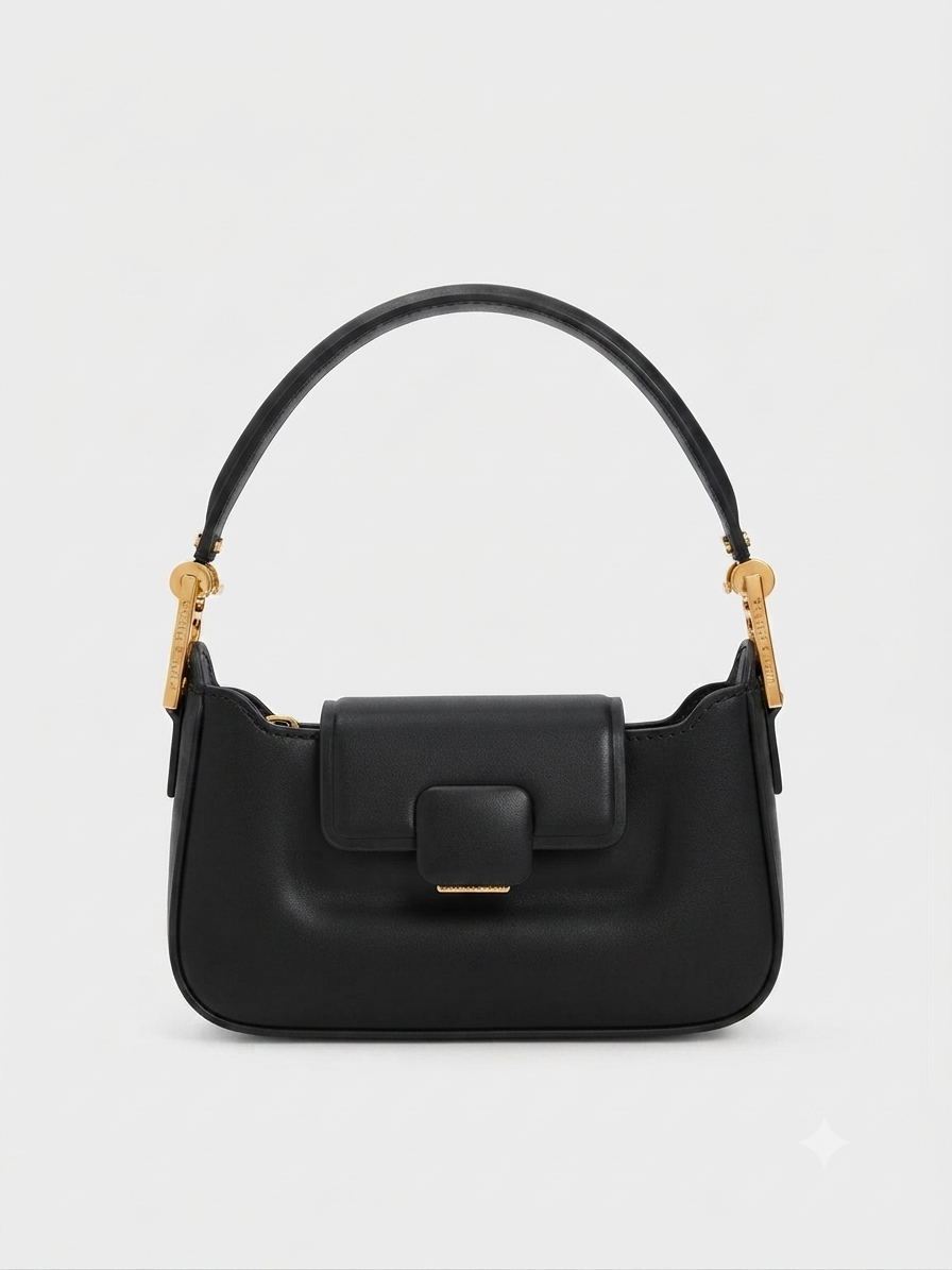 Charles & Keith Front Flap Crossbody Bag