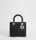 Christian Dior Lady Dior Medium Lambskin Handbag