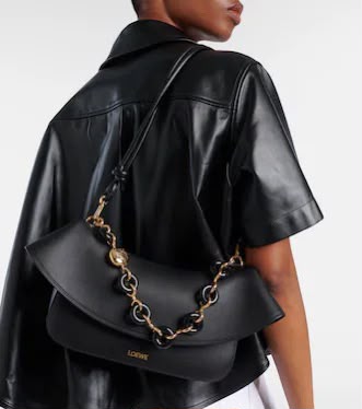 LOEWE Ola Medium Leather Shoulder Bag