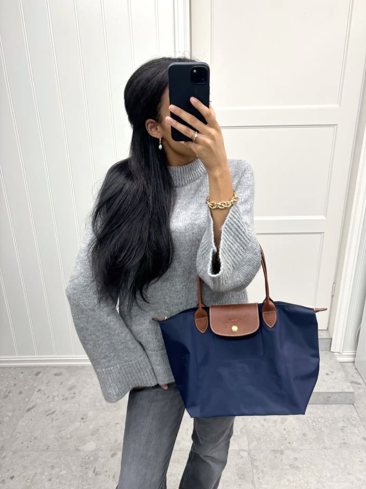 Longchamp Large Le Pliage Tote Bag