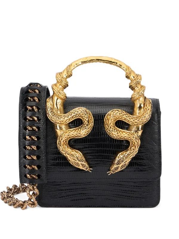 Roberto Cavalli Borsa with Snake Handle
