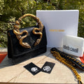 Roberto Cavalli Borsa with Snake Handle