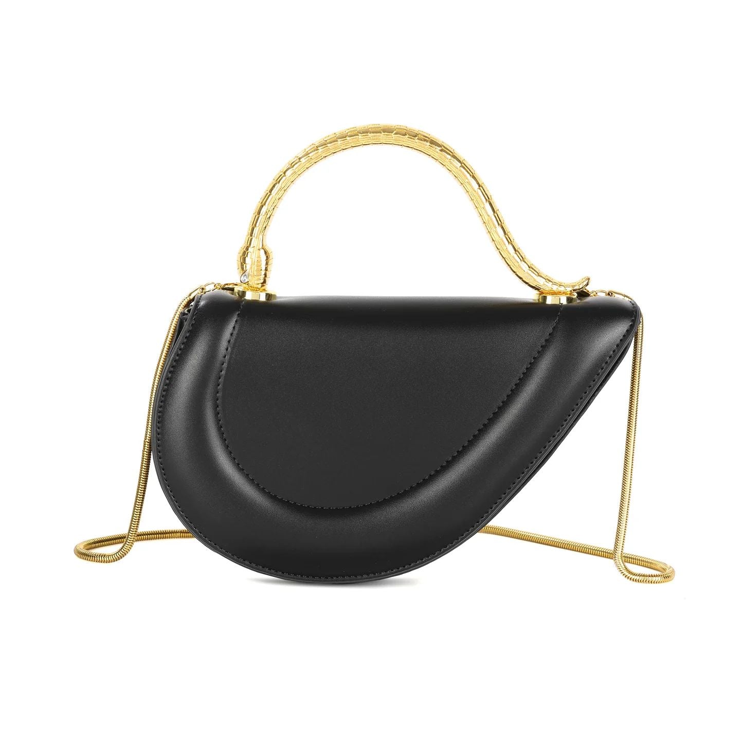 Bvlgari Serpenti Cuore 1968 Top Handle Bag in Smooth Leather