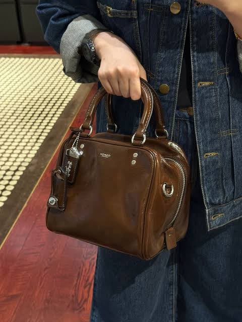 COACH Cube Rogue Bag 20 in Glazed Leather