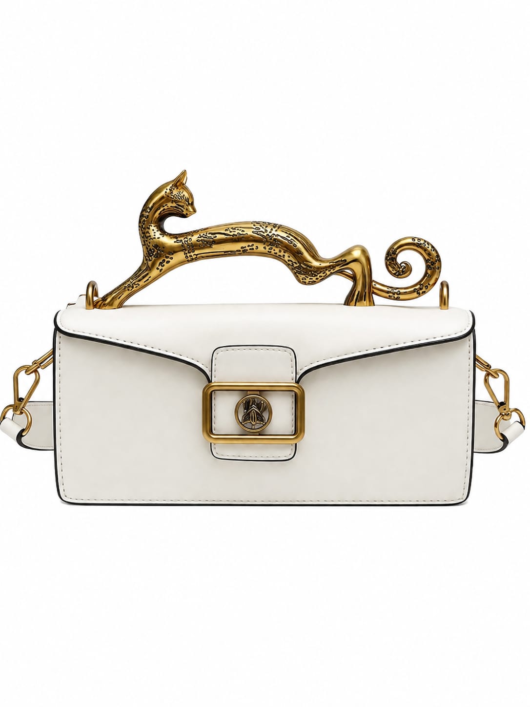 LANVIN Pencil Cat Bag in Matte Leather
