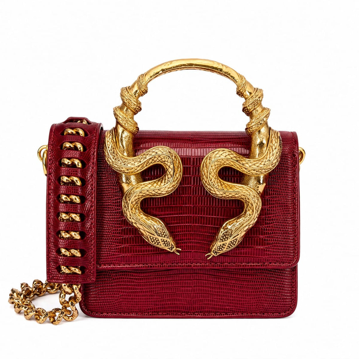 Roberto Cavalli Serpenti Top Handle Bag